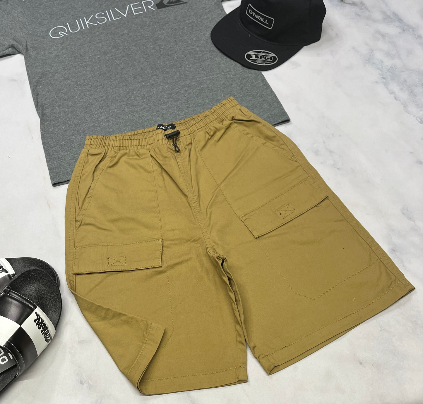 ☀️ Bermuda : Surface 12 ans garçon coupe relax tendance neuf !