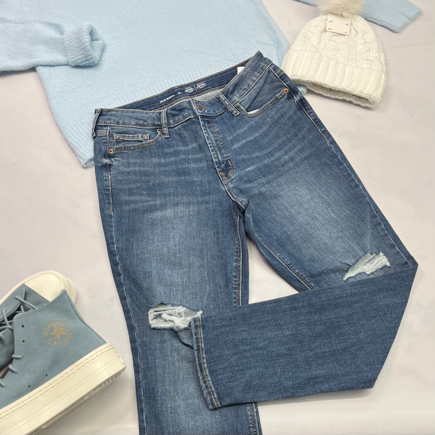 ❄️ Skinny jeans (pour petite ) : 1x fait 8/ femme et 1x fait 10/ femme . Neuve !