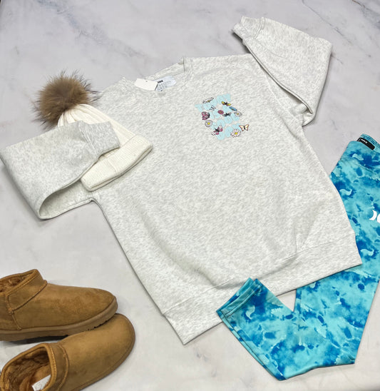 ❄️ Tunique en ouaté : 7-8 ans fille Over size neuve .