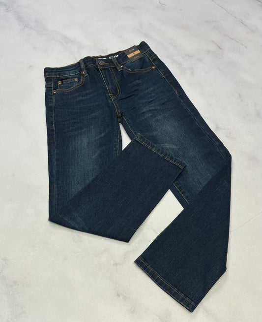 Jeans Skinny : foncé mou stretch neuf ! 8(7-8 ans )