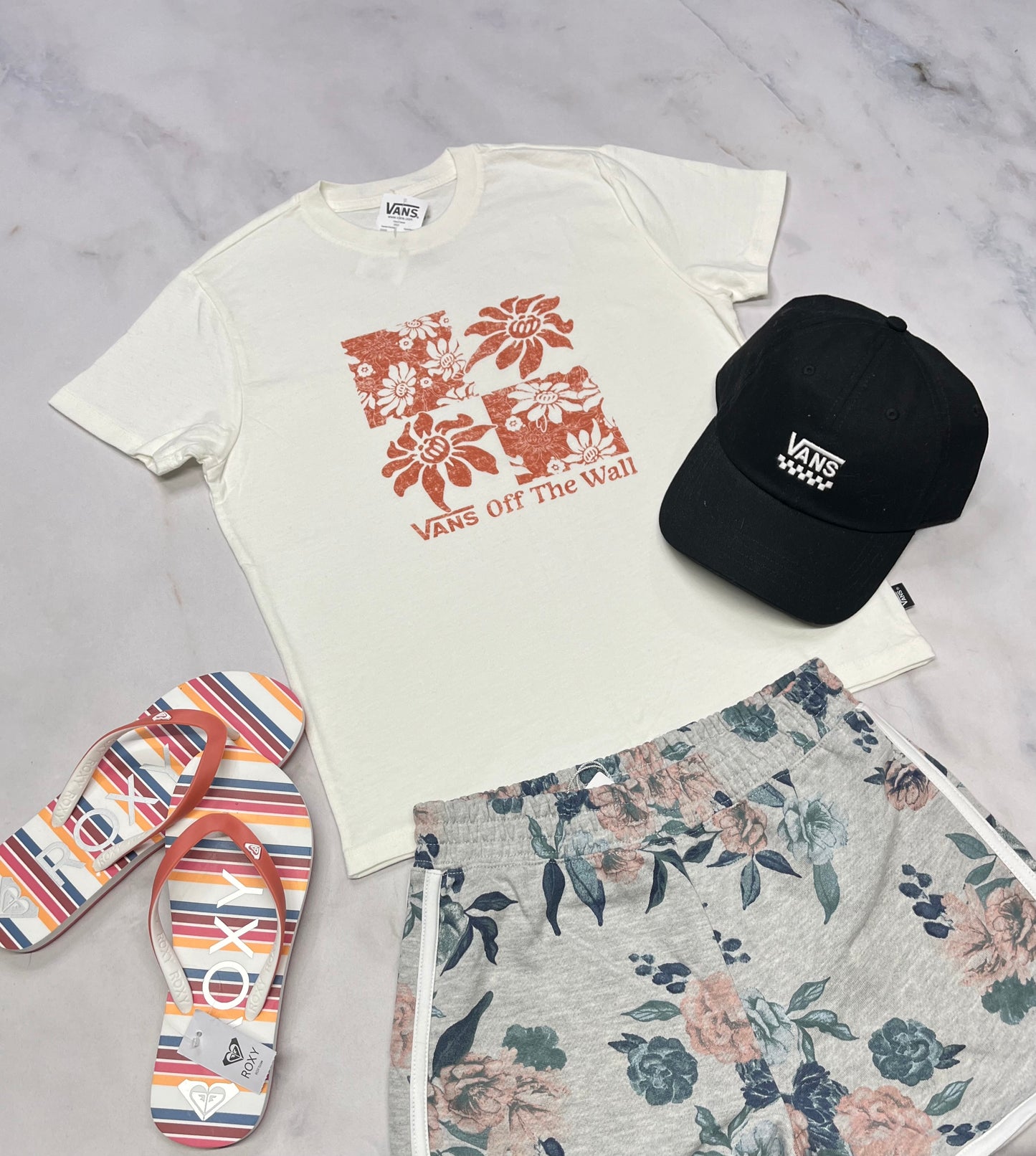 🌿 VANS : manche courte beige pâle fait 12 ans fille neuf !