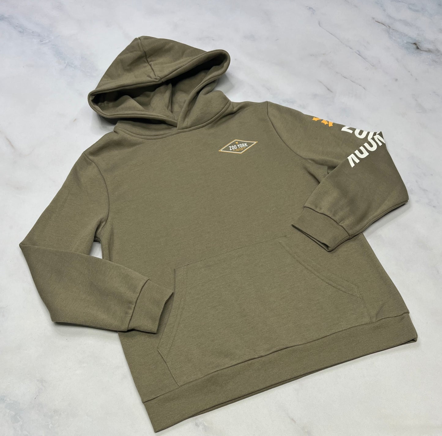 Cagoule Zoo York : kaki 10-12 ans neuve !