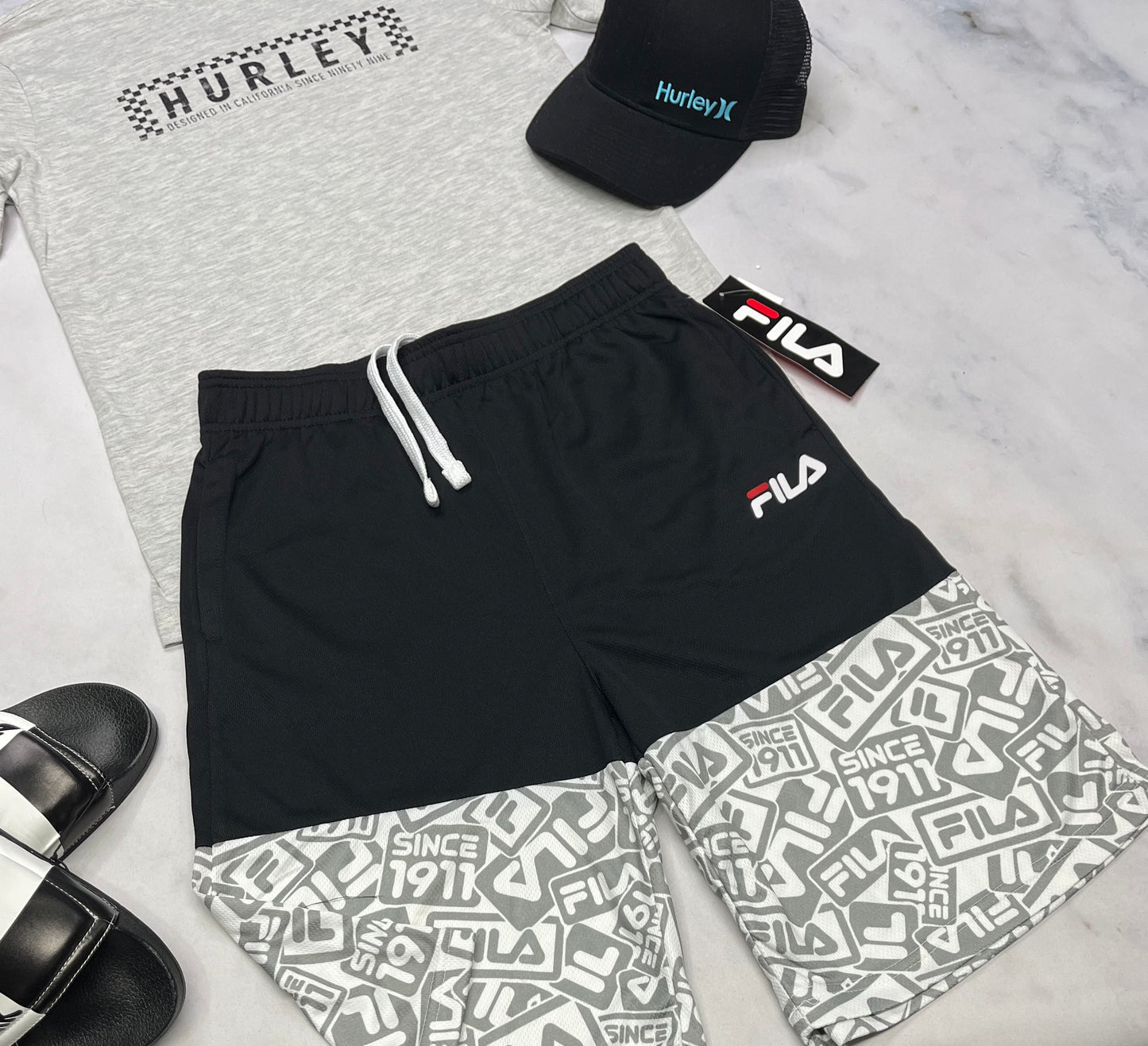 ☀️ Bermuda : Fila en tissu de sport 18 ans garçon neuf !