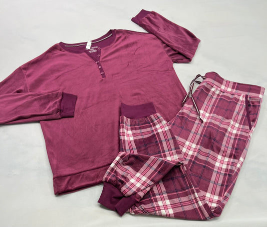 Nautica : Pyjama tout doux , stretch de partout neuf! ( logo brodé au devant). M- XL et XXL femme .