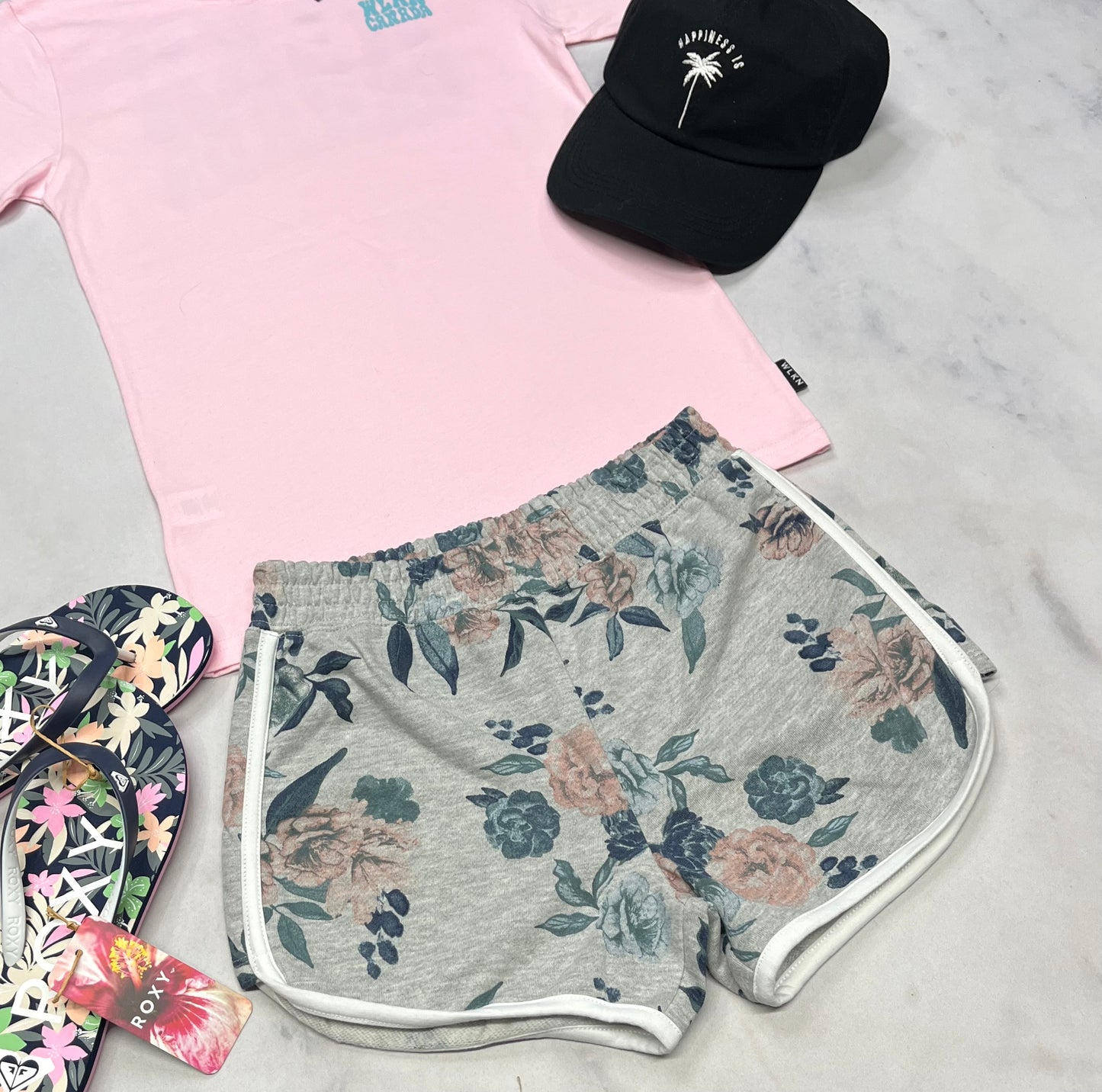 🌸 Short fleurie : en ouaté 12 ans fille neuve !