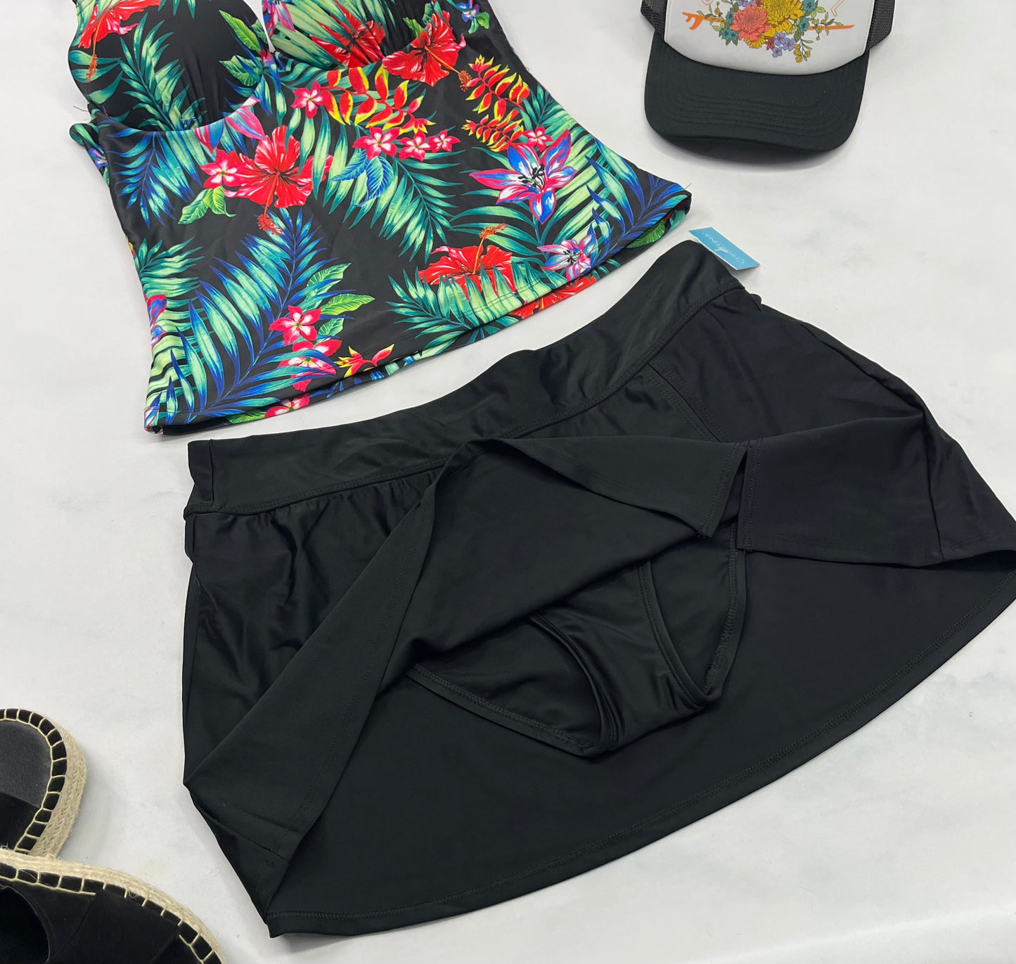 💦 Bas de maillot/ Jupe : sous culotte intégré neuve ! M/ femme ( fait 6-7 ans ) , L/ femme ( fait 9-10 ans ) et XXL( fait XL14-16 ans )
