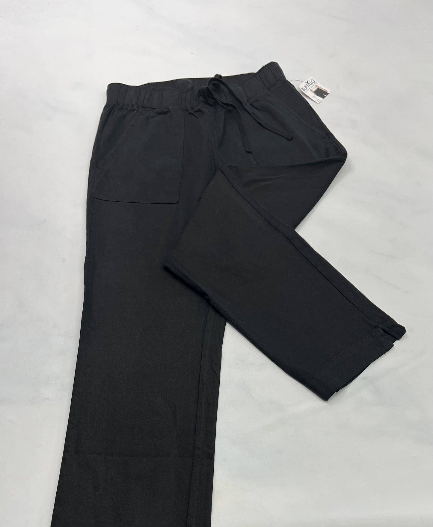 Buffalo : Pantalon noir souple taille élastique jambe droite neuf! Small femme confo.neuf!