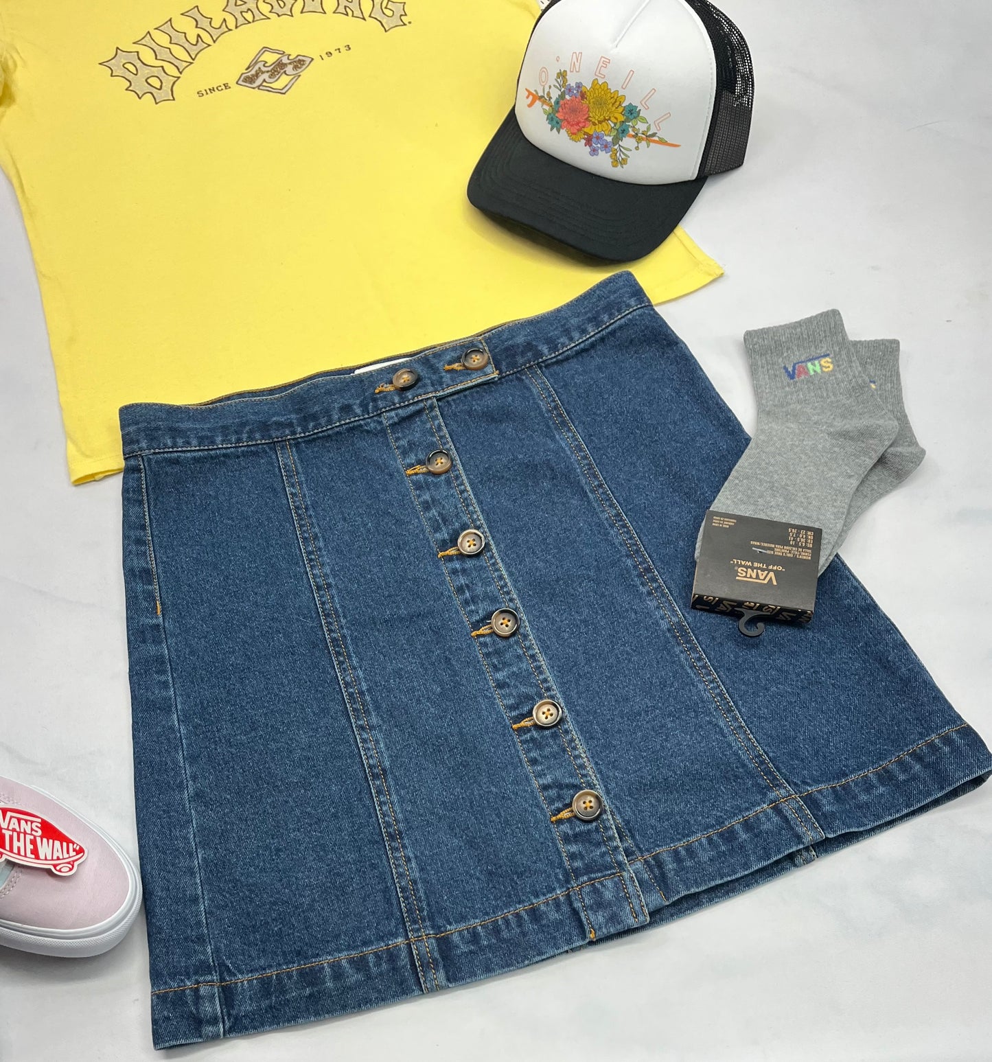 🌼 Jupe jeans : Forever 21 fait Small femme ( 5-6 ans ) comme neuve !