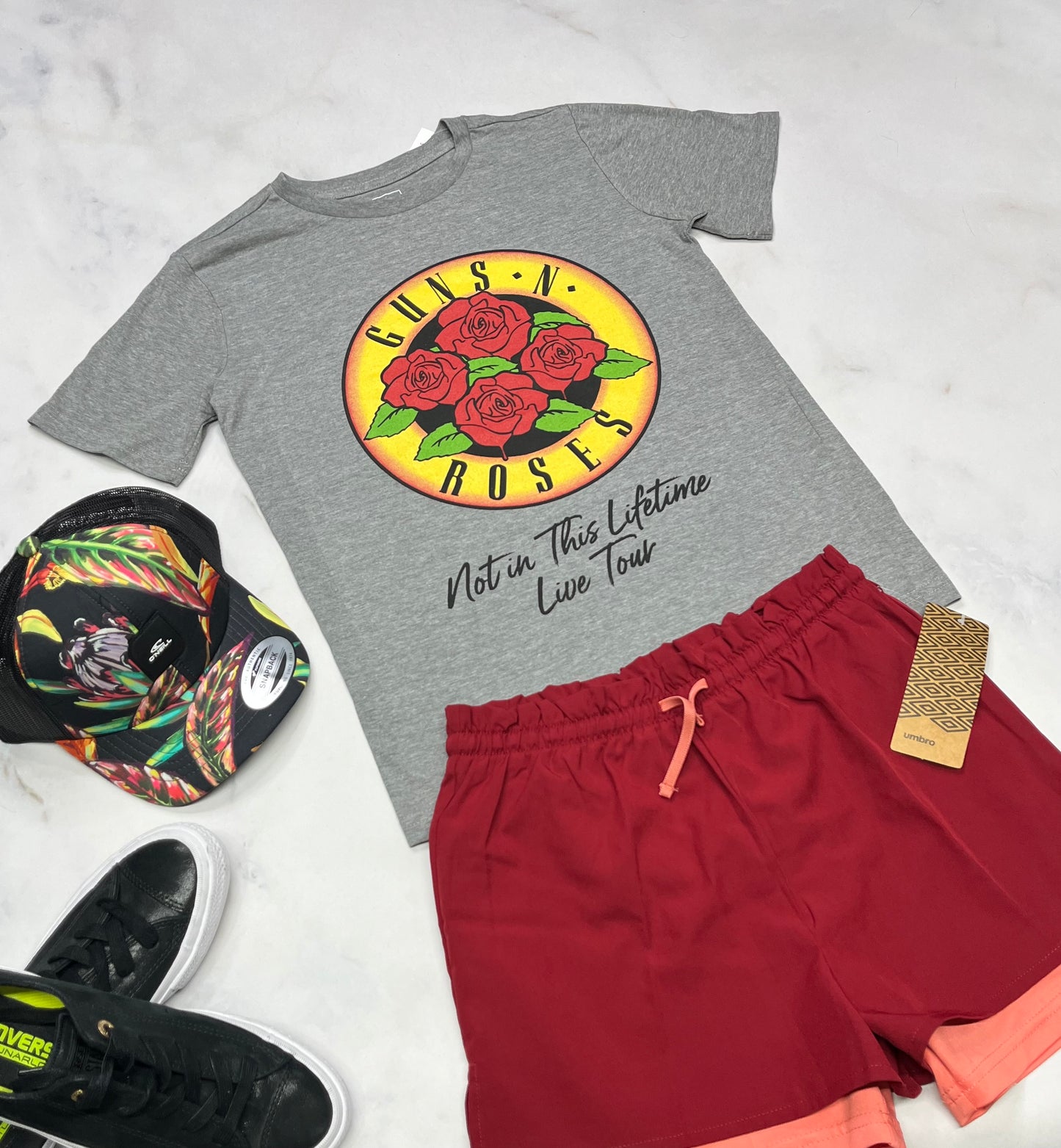 ☀️ Solde , T-Shirt : Guns N Rose soft neuf mais ombrage flou d’impression. Fait 12 ans fille !