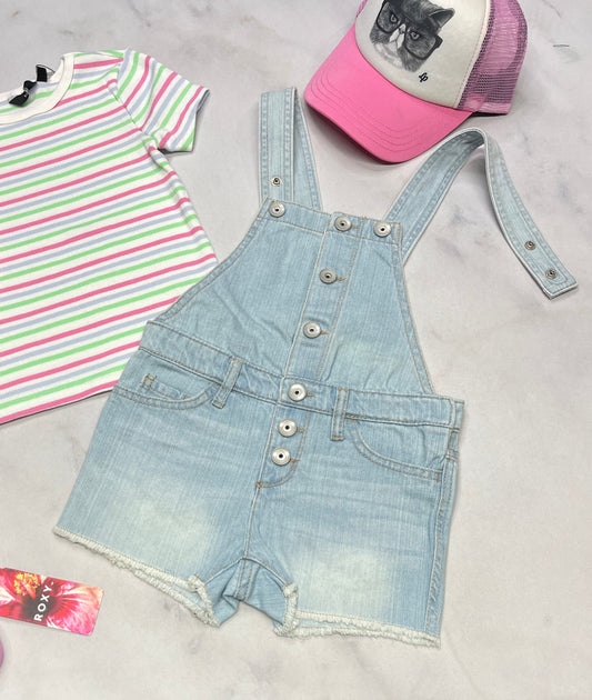 💕 Salopette : jeans 4 ans fille ajustable . Neuve !