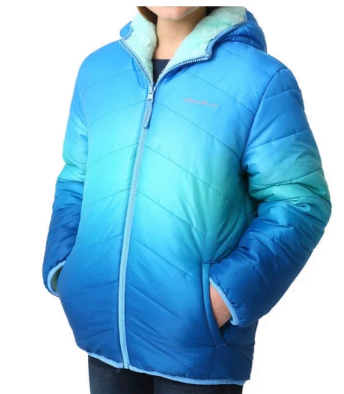 🦋 Manteau : Mi-saison RÉVERSIBLE . 6 ans fille neuf !