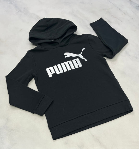 Puma : Cagoule 8 ans fille logo argenté intérieur doux . Neuve !