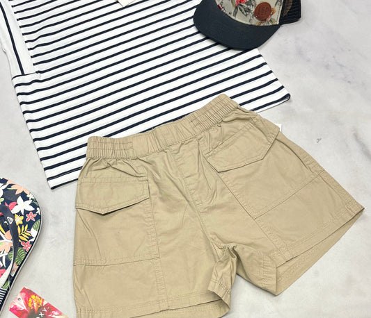 ☀️ Short : cargo souple taille haute + 8-10 ans fille neuve !!