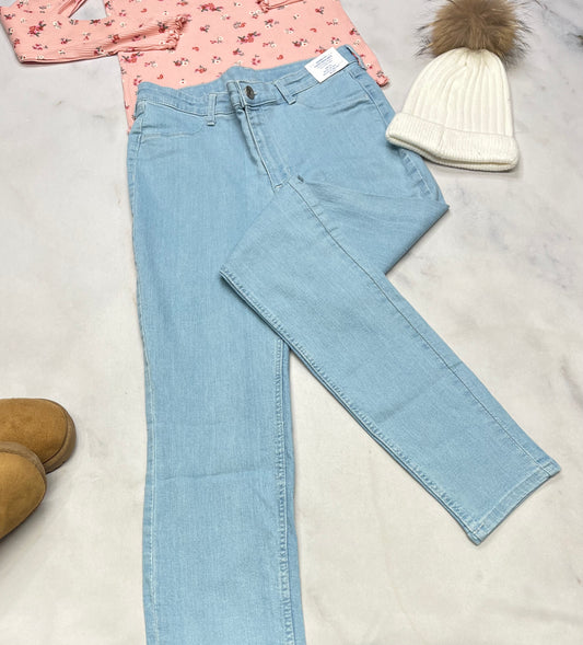 🫶Skinny jeans : Taille haute mou 16-18 ans ( ajustable) neuve !