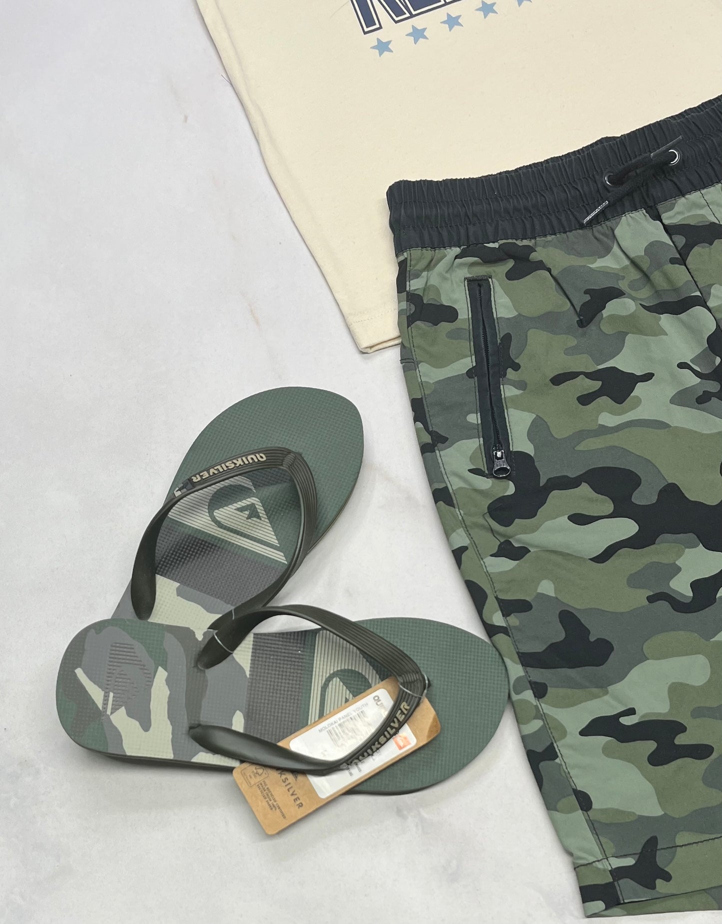 🌴 Flip Flop : Quiksilver de qualité Gr :5 et 6 junior garçon neuve.