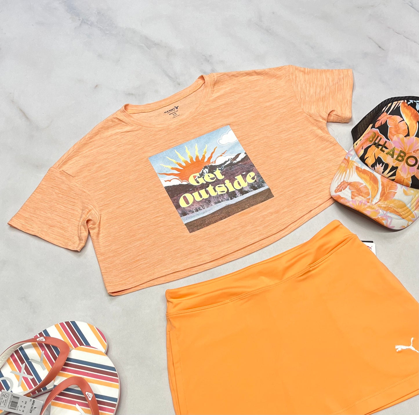 ☀️ Manche courte : tissu de sport soft 8 ans fille look écourté neuf !