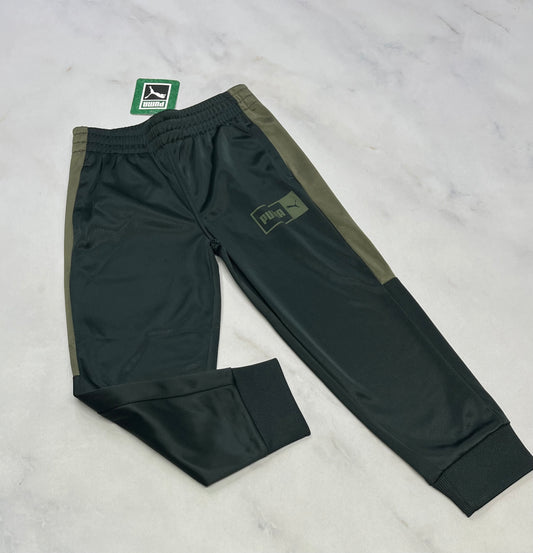 Puma : Jogger vert en tissu sport intérieur en micro polar 5 ans neuf!