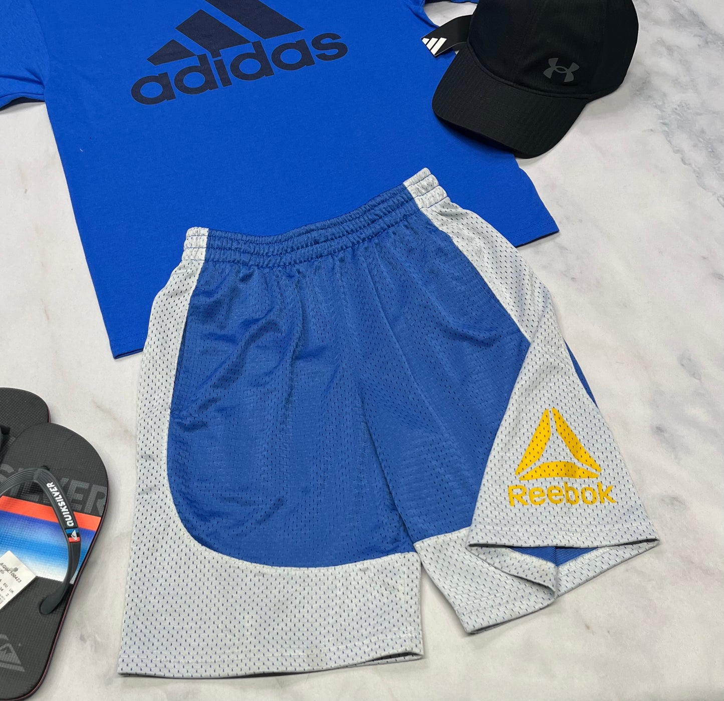 💙 Bermuda sport : Reebok 10-12 ans garçon comme neuf !