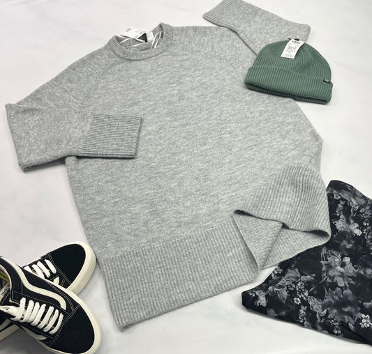 😍 Tunique / Robe : grise en tricot confo neuve ! XL / femme stretch neuve .