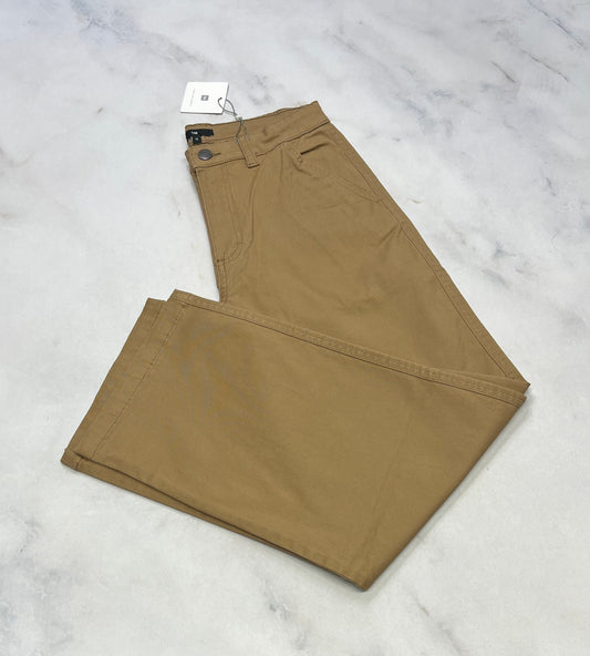 Pantalon Tan :  relax fit / tendance ,taille ajustable neuf !