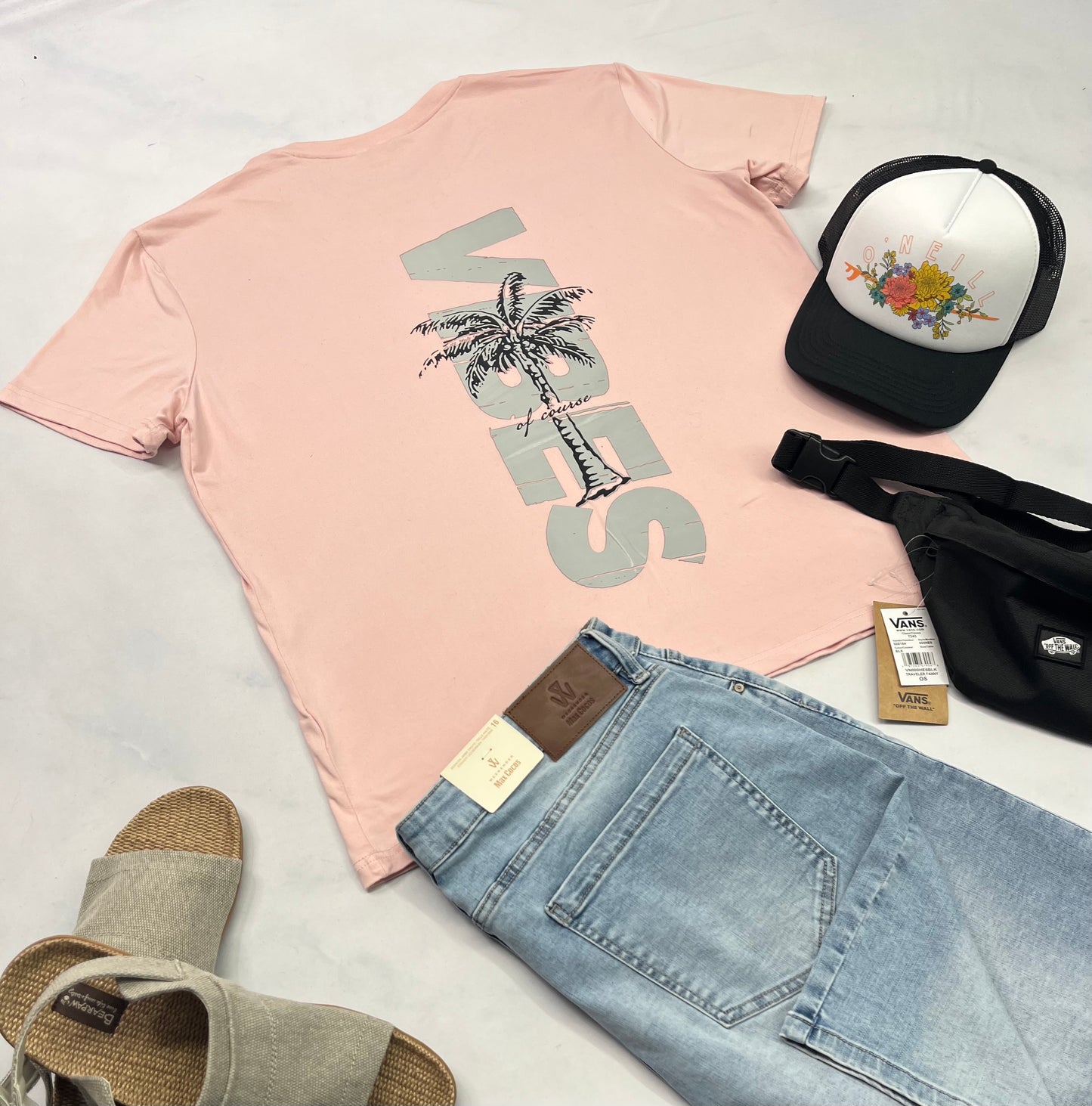 🌸 T-Shirt : rose soft stretch XL/ femme super état ! Beau logo au dos .