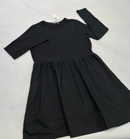 Robe Reitman Noir : Large femme neuve ! Haut rib texturé moulant stretch et le bas ample .