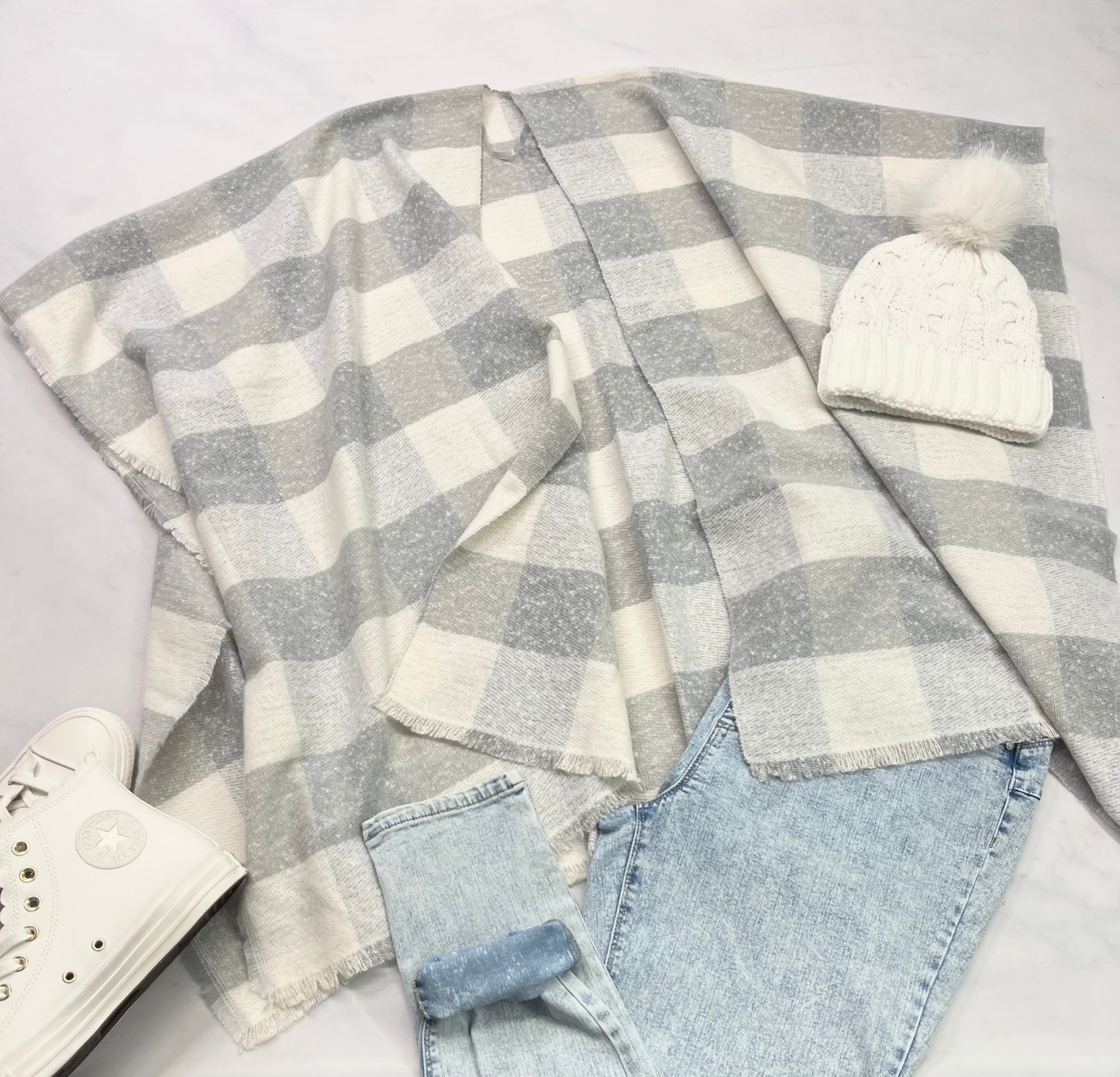 🌸 Grande écharpe : douce neuve . Gr: 0/S femme .