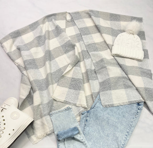 🌸 Grande écharpe : douce neuve . Gr: 0/S femme .