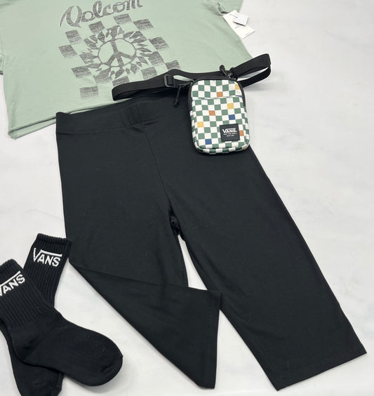 🌿 Cuissard taille haute : noir en beau coton extensible M/ femme neuf !