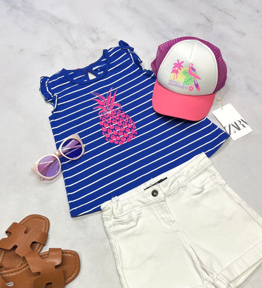🌷 Camisole : soft Pekkle 5 ans fille état neuve .