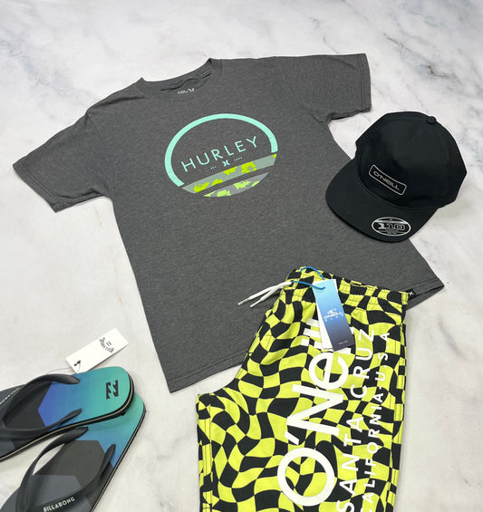 ☀️ Solde T-Shirt: Hurley soft confo fait 14 ans garçon super état juste mini craquelure ultra fine peu visible .