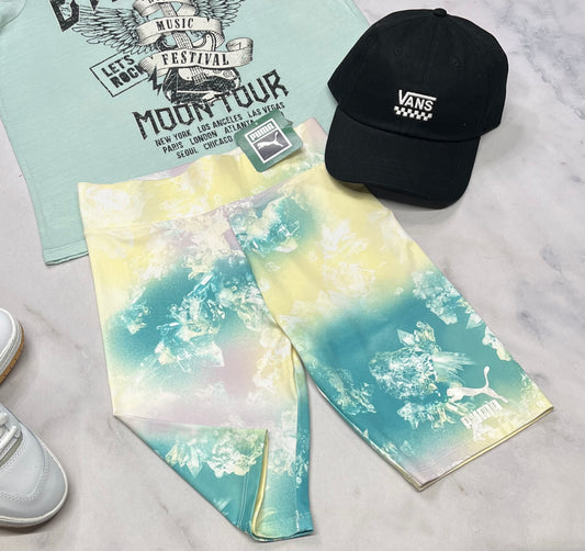 🌴 Bermuda Puma : tissu sport extensible 12-14 ans neuf !