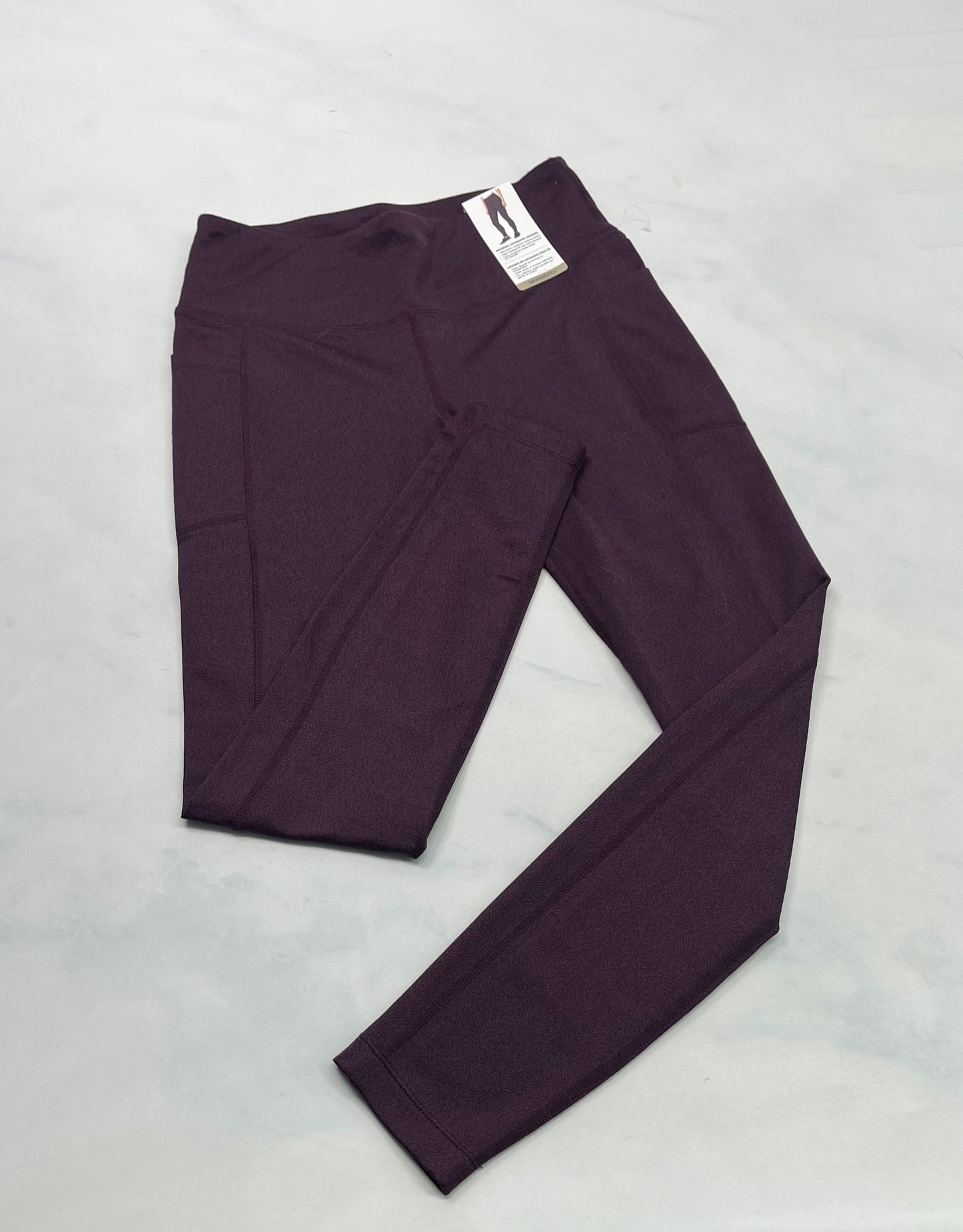 Skinny sport : prune foncé neuf! Intérieur en micro polar neuf! Small fit femme .