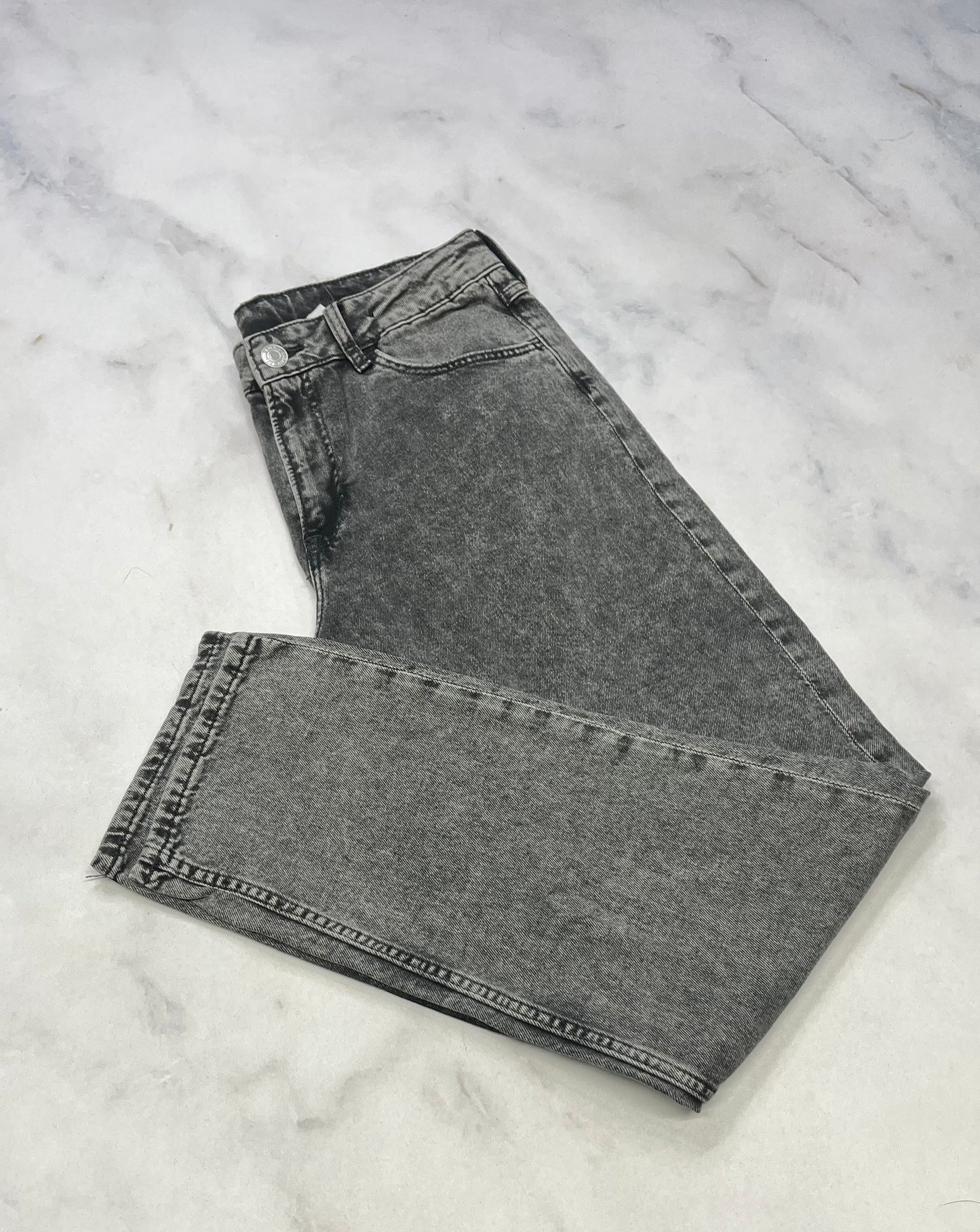 Jeans : Gris relax fit stretch neuf!