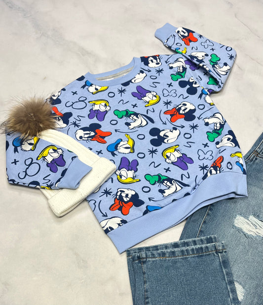 😍Disney : Ouaté Mickey 7 ans fille neuf !