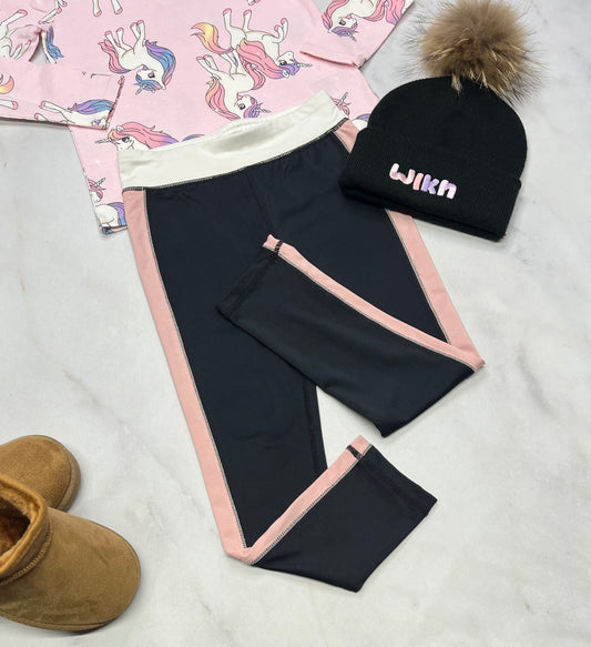 🦄Skinny tissu sport : noir et rose stretch 5 ans comme neuf !