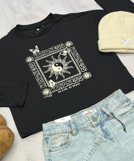 ✨Manche longue : noir tissu soft stretch mi hanche neuf ! 12 ans fille .