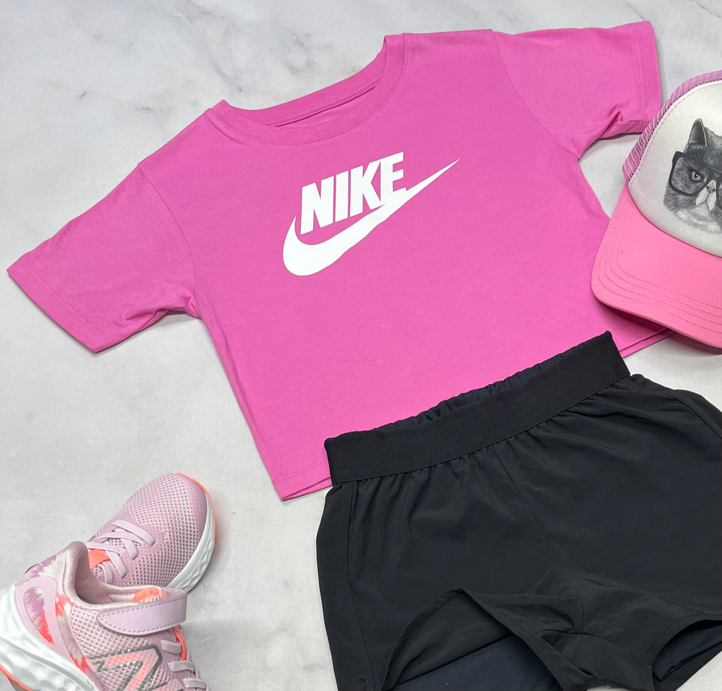 🌸 Nike : Manche courte +5-6 ans fille neuf !