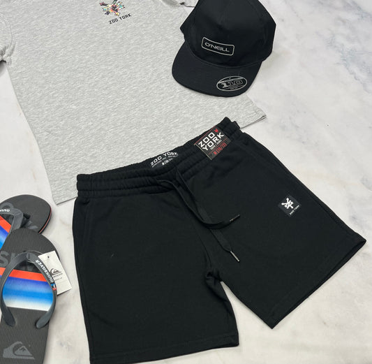 ☀️ Short : Zoo York en ouaté noir 10-12 ans garçon neuve  .