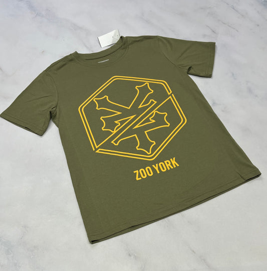 solde ! Zoo York : Manche courte neuf mais ombrage flou d’impression 7-8 et 10-12 ans