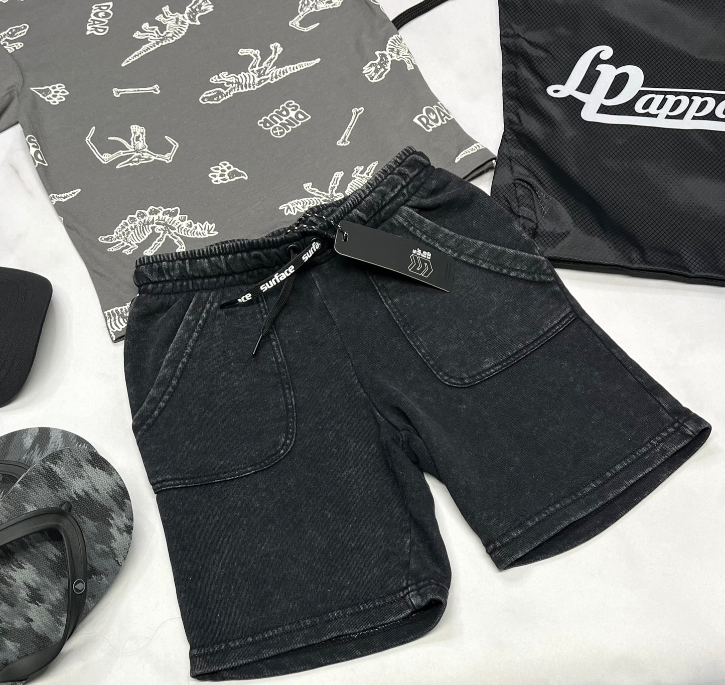 ☀️ Bermuda : Jegging souple Surface 5-6 ans garçon relax fit neuf !