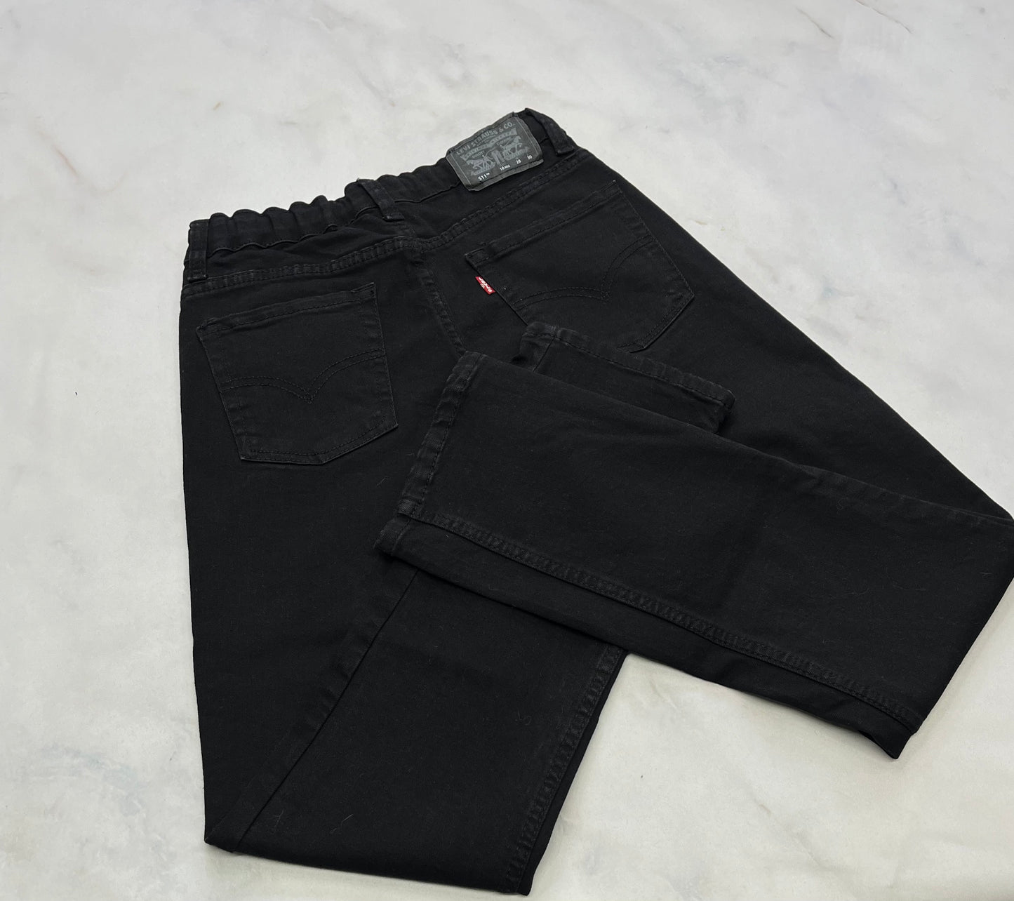 Levis Skinny jeans : mou stretch 16(14-16 ans ajustable ) comme neuf !