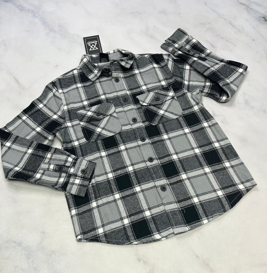 Chemise : douce en flanelle Arsenic 10-12 ans garçon et 14 ans coupe confo .