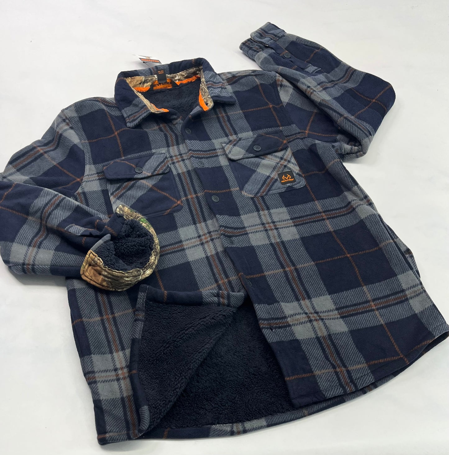 Veste/Manteau : en polar doubler en Sherpa doux . Neuf!