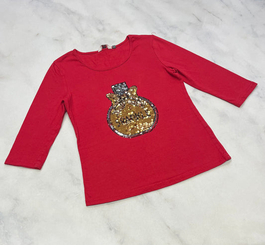 Miss K : manche 3quart fait 7-8 ans bon état .