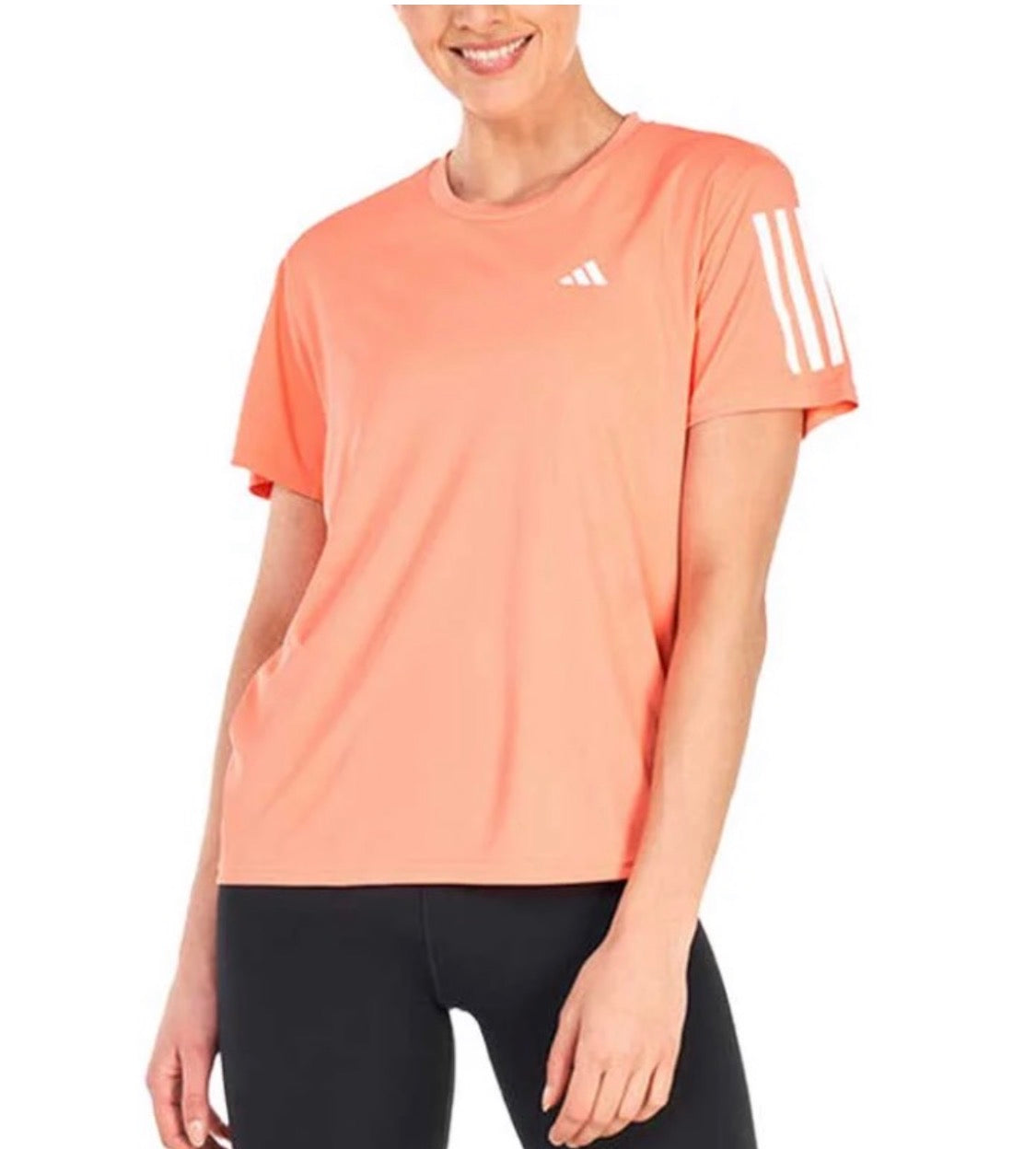 🌴 Manche courte : Adidas corail tissu de sport léger extensible 2XL femme coupe confo neuf ! Tissu qui respire .