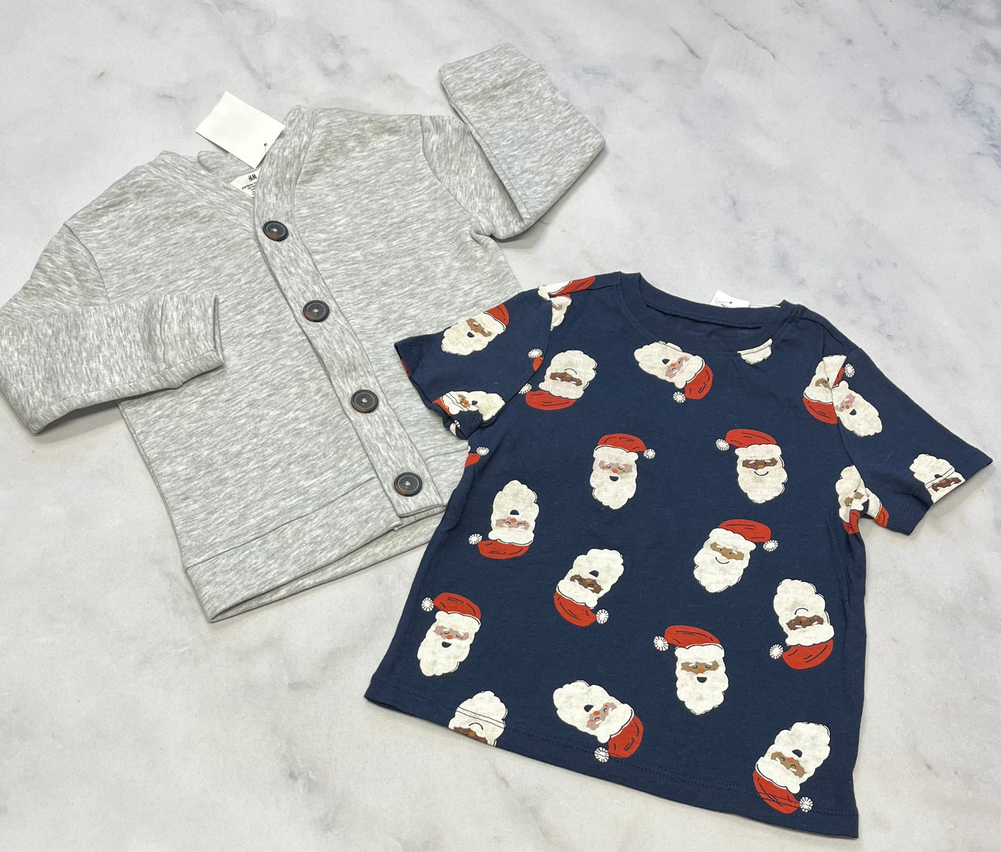 Duo 3 ans : neuf! Veste en ouaté 3 ans neuve + Manche courte neuf fait 3 ans .