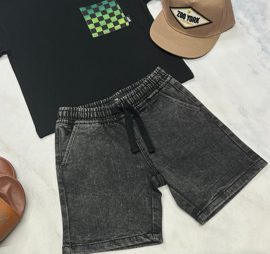 🌴 Bermuda  jeans : 5 ans garçon coupe relax neuf !