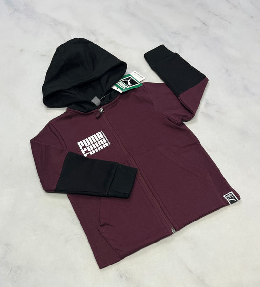 Puma : Veste zip bourgogne neuve ! 3 ans coupe confo .