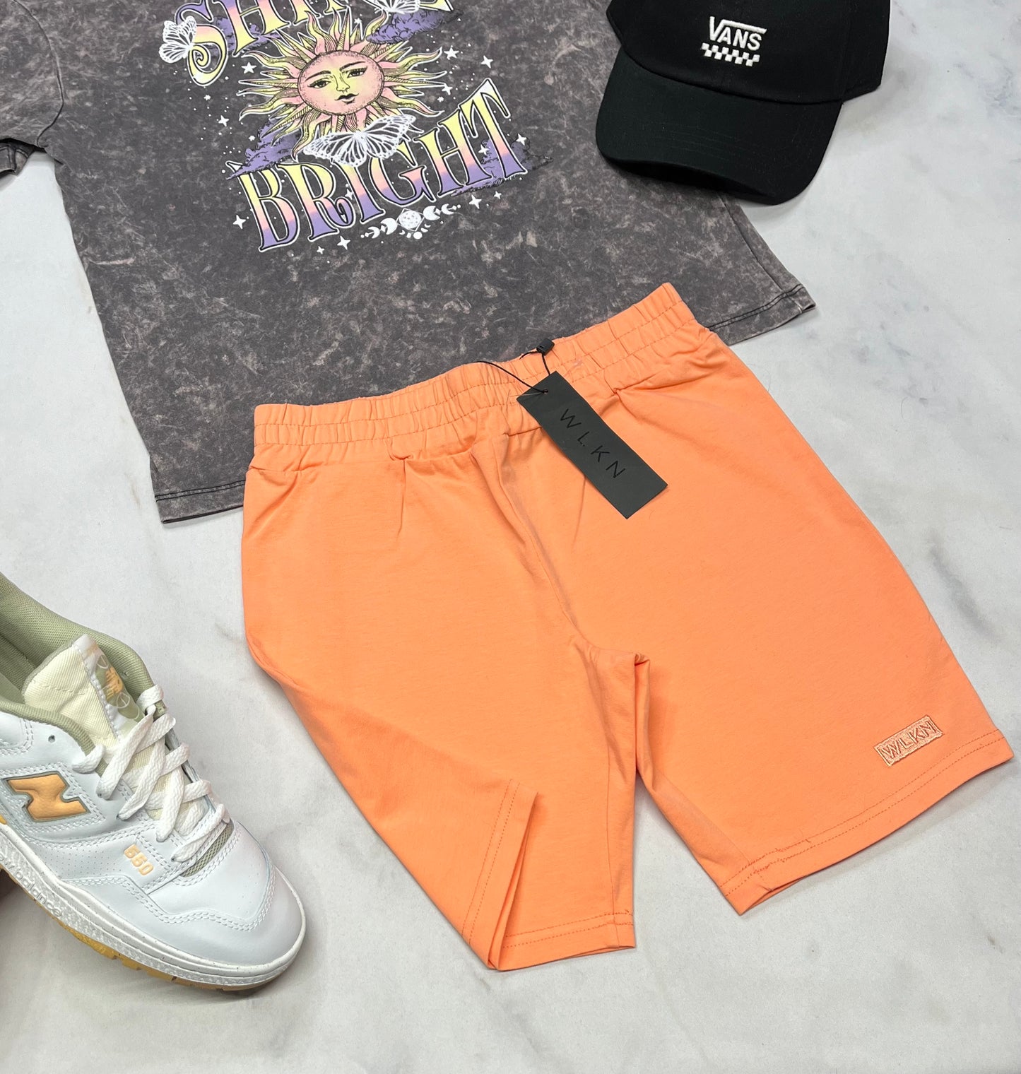 ☀️ Cuissard WLKN : stretch confo + 14-16 ans fille neuf ! Logo brodé au bas .